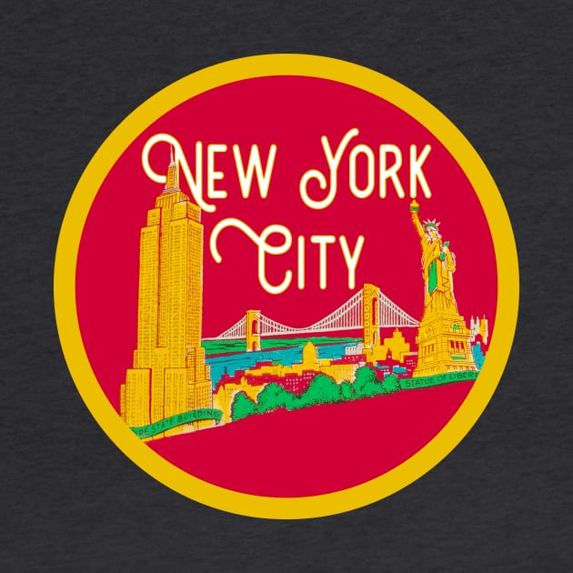 NYC Vintage Decal by zsonn